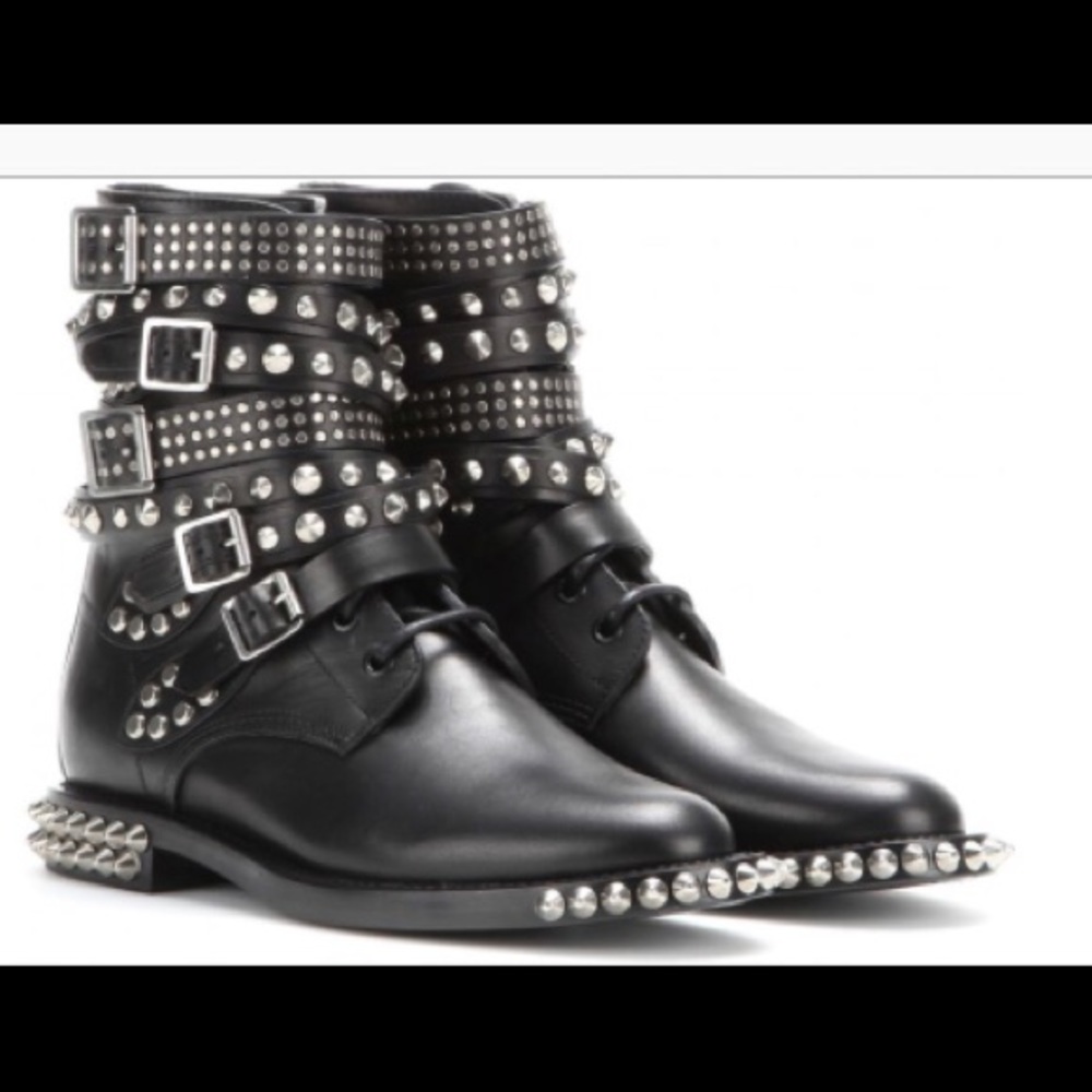 Saint Laurent Signature Ranger Studded Boots